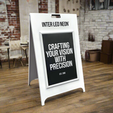 The Holborn' - 'A' board Sign Poster (White)